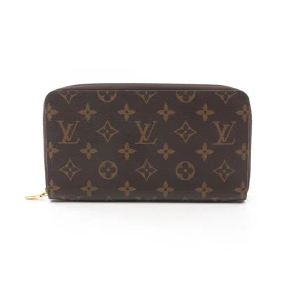 Pre-owned Louis Vuitton Brown Monogram Pvc Coated Canvas Long Wallet (bi-fold) ()