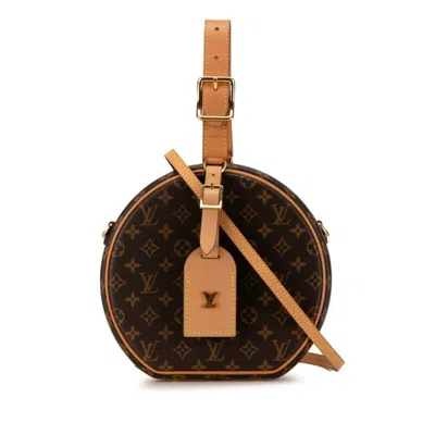 Pre-owned Louis Vuitton Brown Monogram Pvc Leather Handbag Shoulder Bag () In Brown, Monogram