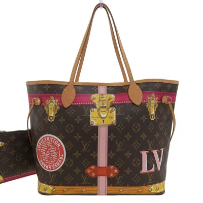 Pre-owned Louis Vuitton Brown Monogram Pvc Leather Tote Bag ()