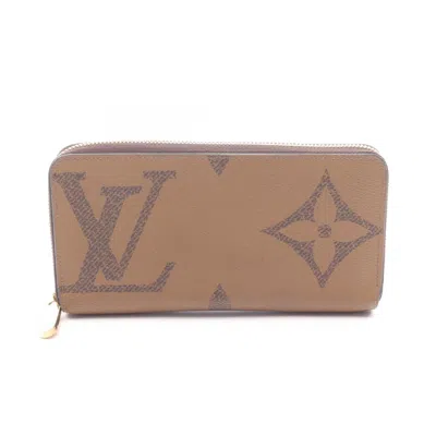 Pre-owned Louis Vuitton Brown Monogram Pvc Long Wallet (bi-fold) ()