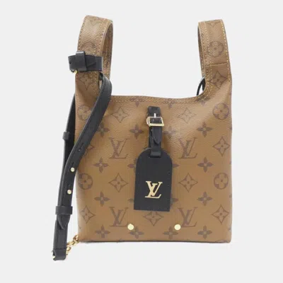Pre-owned Louis Vuitton Brown Monogram Reverse Canvas Atlantis Bb Shoulder Bag