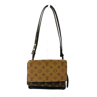 Pre-owned Louis Vuitton Brown Monogram Reverse Canvas Pochette Shoulder Bag ()