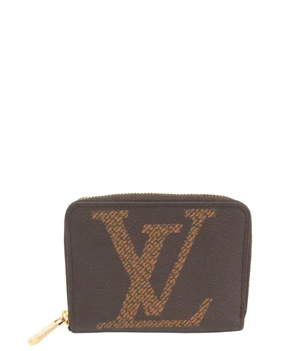 Louis Vuitton Brown Monogram Reverse Coin Purse (authentic Pre-loved)
