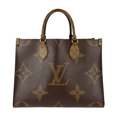 Pre-owned Louis Vuitton Brown Monogram Reverse Handbag Shoulder Bag ()