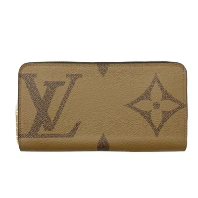 Pre-owned Louis Vuitton Brown Monogram Reverse Long Wallet (bi-fold) ()