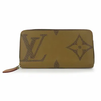 Pre-owned Louis Vuitton Brown Monogram Reverse Long Wallet (bi-fold) ()