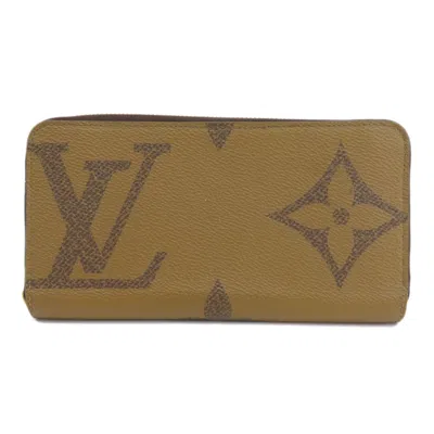 Pre-owned Louis Vuitton Brown Monogram Reverse Long Wallet (bi-fold) ()