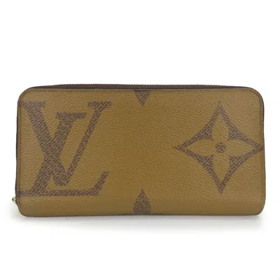 Pre-owned Louis Vuitton Brown Monogram Reverse Long Wallet (bi-fold) ()