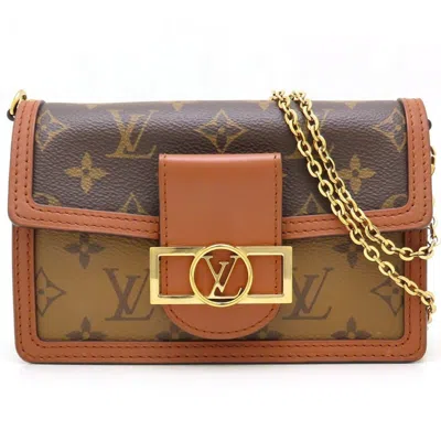 Pre-owned Louis Vuitton Brown Monogram Reverse Monogram Reverse Shoulder Bag ()