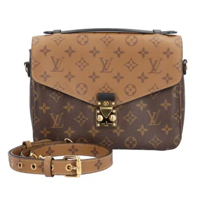 Pre-owned Louis Vuitton Brown Monogram Reverse Or Monogram Reverse Pochette Shoulder Bag () In Brown, Monogram Reverse, Or