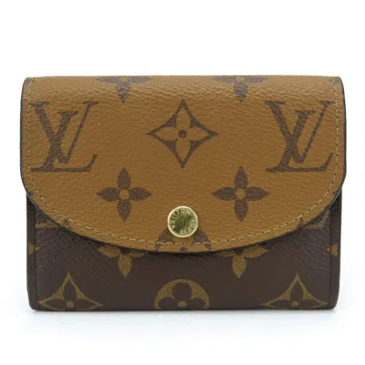 Pre-owned Louis Vuitton Brown Monogram Reverse Wallet (bi-fold) ()