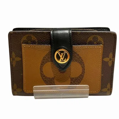 Pre-owned Louis Vuitton Brown Monogram Reverse Wallet (bi-fold) ()