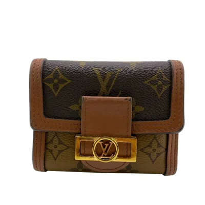 Pre-owned Louis Vuitton Brown Monogram Reverse Wallet (tri-fold) ()