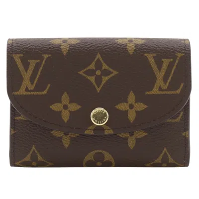 Pre-owned Louis Vuitton Brown Monogram Rose Ballerine Monogram Coin Purse/coin Case () In Brown, Monogram, Rose Ballerine