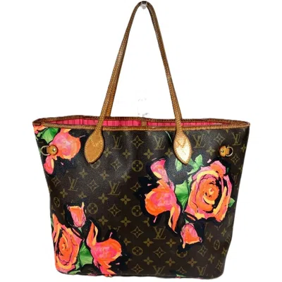 Pre-owned Louis Vuitton Brown Monogram Rose Pink Monogram Shoulder Bag Tote Bag ()