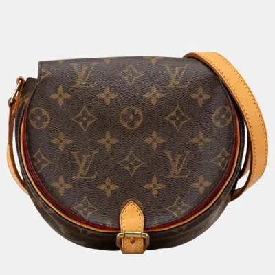 Pre-owned Louis Vuitton Brown Monogram Sac Tambourine