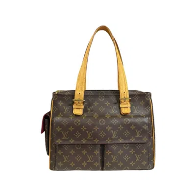 Pre-owned Louis Vuitton Brown Monogram Shoulder Bag ()