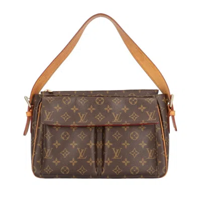 Pre-owned Louis Vuitton Brown Monogram Shoulder Bag ()