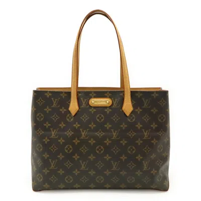 Pre-owned Louis Vuitton Brown Monogram Shoulder Bag Tote Bag ()