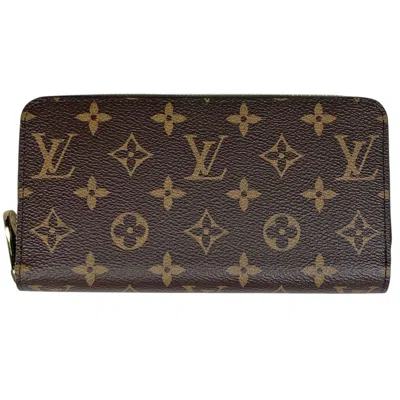 Pre-owned Louis Vuitton Brown Monogram Sky Blue Monogram Long Wallet (bi-fold) ()