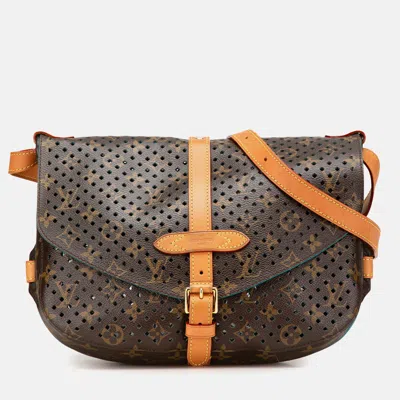 Pre-owned Louis Vuitton Brown Monogram Sofia Coppola Flore Saumur