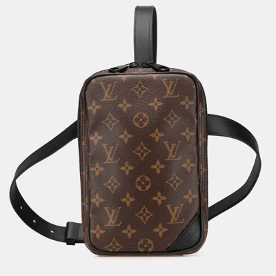 Pre-owned Louis Vuitton Brown Monogram Solar Ray Utility Side Bag