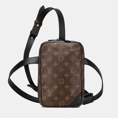 Pre-owned Louis Vuitton Brown Monogram Solar Ray Utility Side Bag