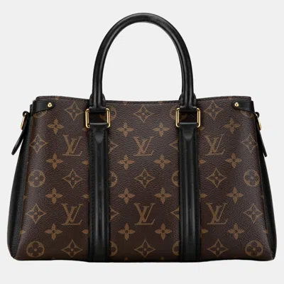 Pre-owned Louis Vuitton Brown Monogram Soufflot Bb