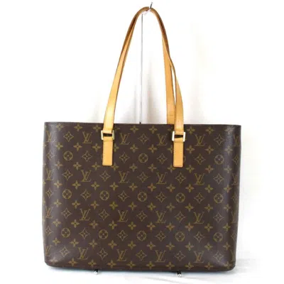 Pre-owned Louis Vuitton Brown Monogram Tote Bag ()