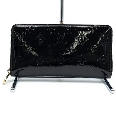 Pre-owned Louis Vuitton Brown Monogram Vernis Long Wallet (bi-fold) ()