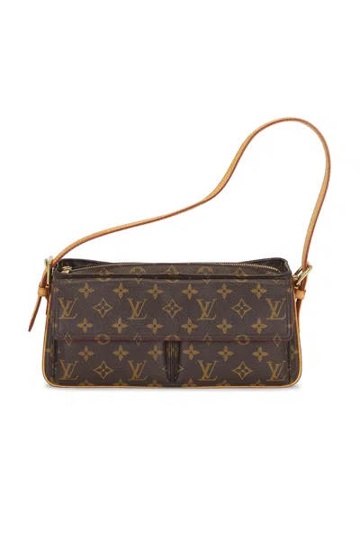 Pre-owned Louis Vuitton Brown Monogram Viva Cite Mm Shoulder Bag