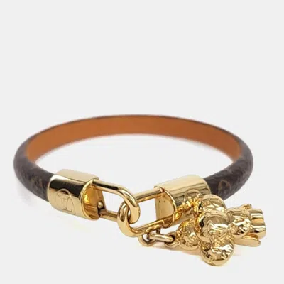 Pre-owned Louis Vuitton Brown Monogram Vivienne Bracelet