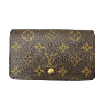 Pre-owned Louis Vuitton Brown Monogram Wallet (bi-fold) ()