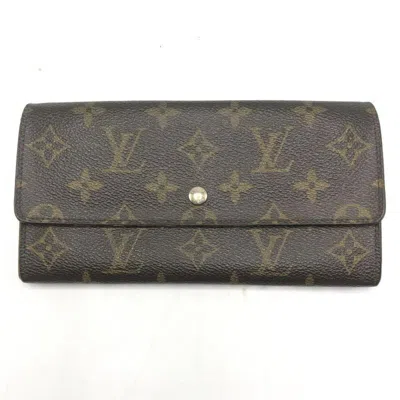 Pre-owned Louis Vuitton Brown Monogram Wallet (bi-fold) ()