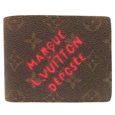 Pre-owned Louis Vuitton Brown Monogram Wallet (bi-fold) ()