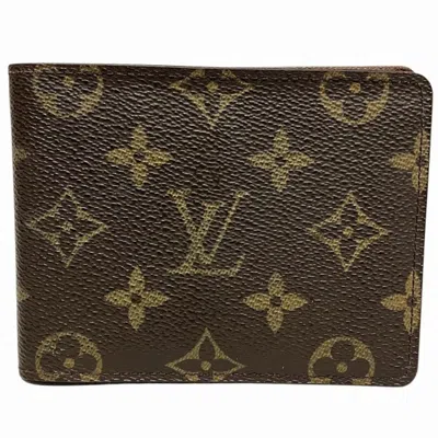 Pre-owned Louis Vuitton Brown Monogram Wallet (bi-fold) ()
