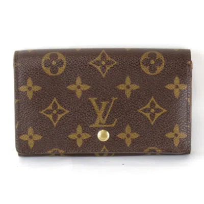 Pre-owned Louis Vuitton Brown Monogram Wallet (bi-fold) ()