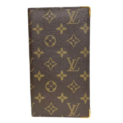 Pre-owned Louis Vuitton Brown Monogram Wallet (bi-fold) ()