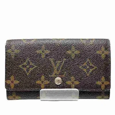 Pre-owned Louis Vuitton Brown Monogram Wallet (bi-fold) ()
