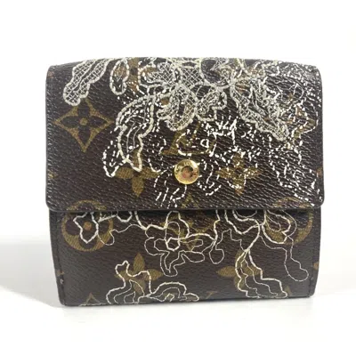 Pre-owned Louis Vuitton Brown Monogram Wallet (tri-fold) ()