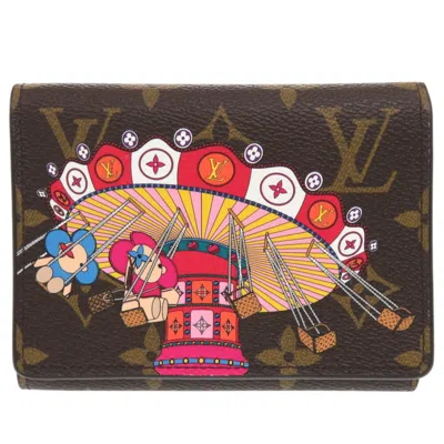 Pre-owned Louis Vuitton Brown Monogram Wallet (tri-fold) ()