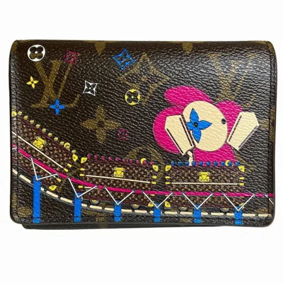 Pre-owned Louis Vuitton Brown Monogram Wallet (tri-fold) ()