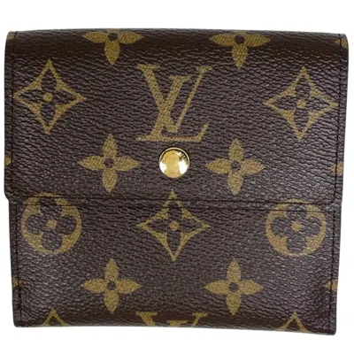 Pre-owned Louis Vuitton Brown Monogram Wallet (tri-fold) ()