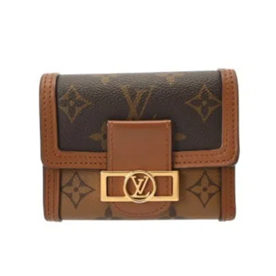Pre-owned Louis Vuitton Brown Monogram Wallet (tri-fold) ()