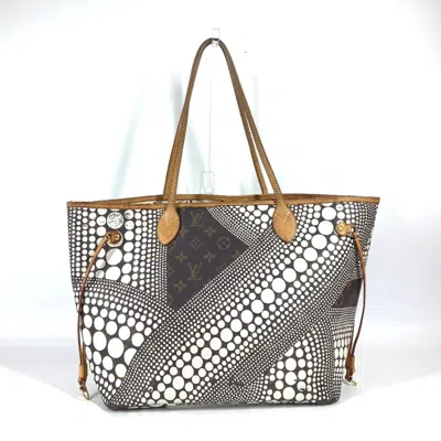 Pre-owned Louis Vuitton Brown Monogram White Monogram Shoulder Bag Tote Bag ()