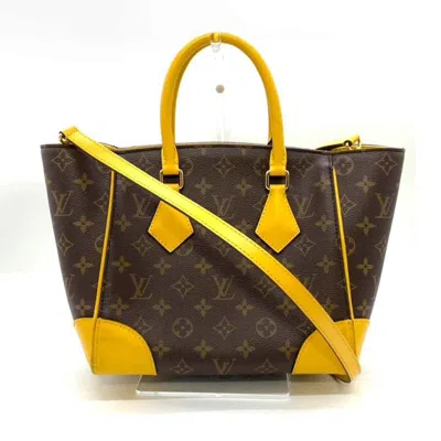 Pre-owned Louis Vuitton Brown Monogram Yellow Monogram Handbag Shoulder Bag () In Brown, Monogram, Yellow