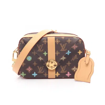 Pre-owned Louis Vuitton Brown Multi-color Pvc Leather Shoulder Bag ()