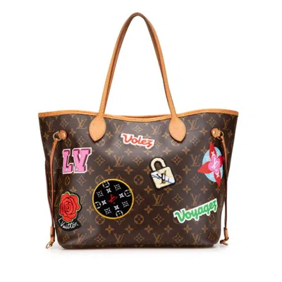 Pre-owned Louis Vuitton Brown Multi-color Pvc Leather Shoulder Bag Tote Bag ()