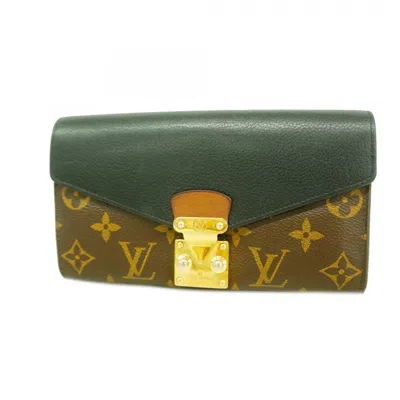 Pre-owned Louis Vuitton Brown Noir Long Wallet (bi-fold) () In Multi