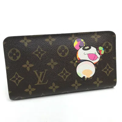 Pre-owned Louis Vuitton Brown Other Long Wallet (bi-fold) ()
